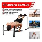 Adj Parallel Body Press Bar Stand - 130kg Safe